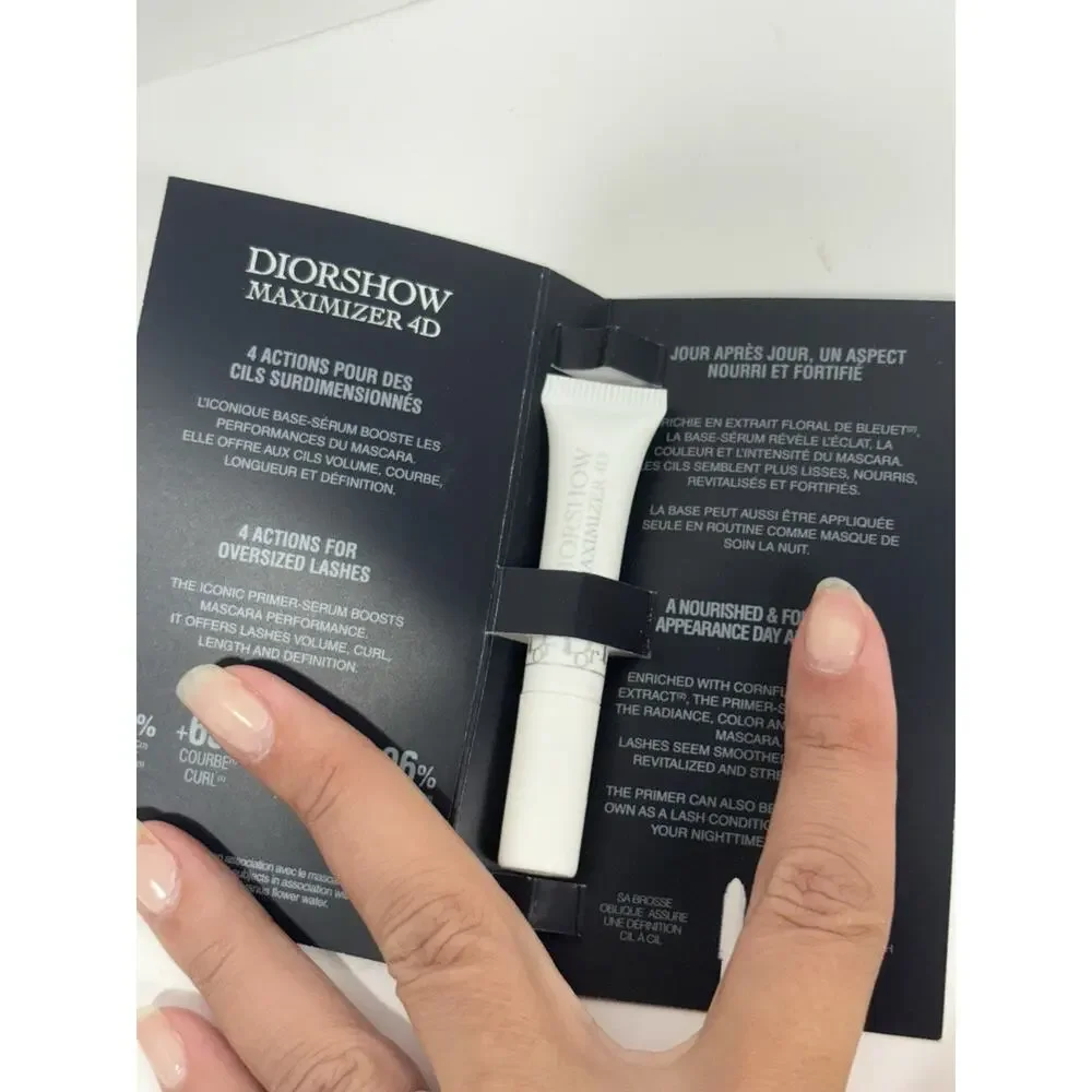 2 Sample DIOR Foreve Hydrating Glow Foundation Diorshow Max 4D Lash Primer Serum